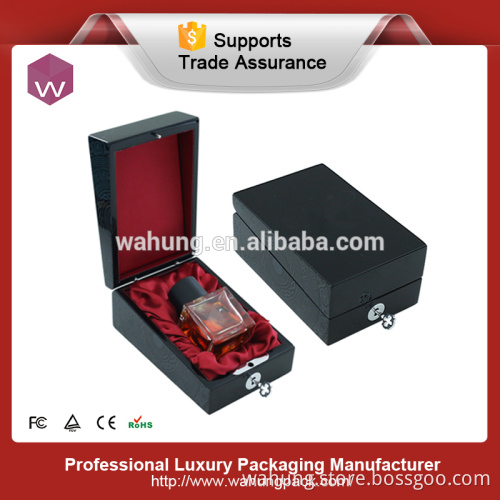 Luxury perfume box for bottle packaging with lock